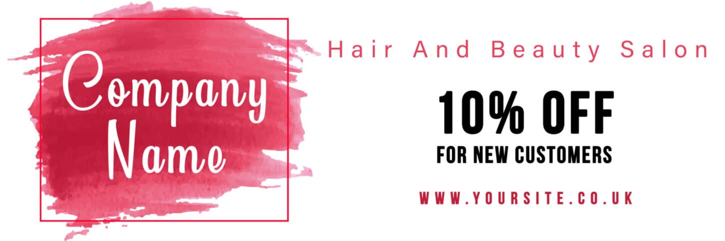 hair & beauty banners